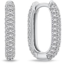 Brilio Silver Jellegzetes ezüst fülbevaló cirkónium kövekkel EA856W