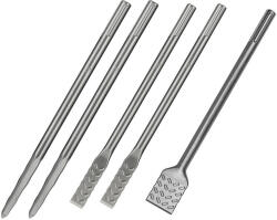 Makita SDS-MAX vésőkészlet 2 db hegyes 400 mm, 2 db véső 25x400 mm, széles véső 50x380 mm (E-2023 (E-20236)