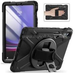Gigapack Samsung Tab S10 Lite LTE / Tab S10 Lite WIFI GIGAPACK Defender műanyag telefonvédő ütésállóság, vállpánt, FEKETE (GP-152730) (GP-152730)