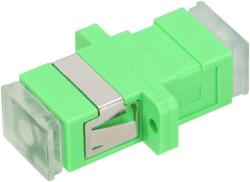 Extralink ADAPTER SC/APC SM SIMPLEX GREEN TRANSPARENT DUST CAPS - Adapter adaptoare pentru fibre optice SC/APC 2000 buc. Verde (EX.13520)