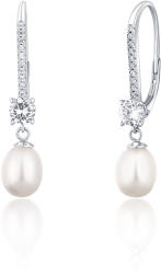 JwL Luxury Pearls Luxus ezüst fülbevaló igazgyönggyel JL0717
