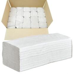  Törölközők pap. Z-Z 2vrs. fehér 100% cellulóz 23x21cm 20x150db=3000db dobozban