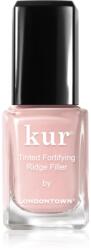 Londontown Kur Tinted Fortifying Ridge Filler alap körömlakk a száraz törékeny körmökre árnyalat Petal Pink 12 ml