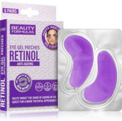 Beauty Formulas Retinol feszesítő géles párnácskák a szemek alá retinollal 6x2 db