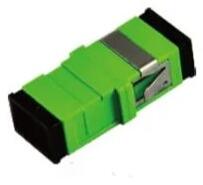 Extralink ADAPTER SC/APC SM SIMPLEX GREEN WITHOUT EAR - Adapter adaptoare pentru fibre optice SC/APC 1 buc. Verde (EX.2138)