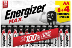 Energizer LR6/12 Max AA 8 4 ingyenesen (EU020)