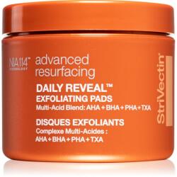 StriVectin Advanced Resurfacing Daily Reveal Exfoliating Pads hámlasztó kendők a bőr kisimításáért és a pórusok minimalizásáért 60 db