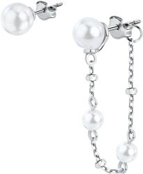 Morellato Elegáns aszimmetrikus ezüst fülbevaló Gyöngy SAWM08