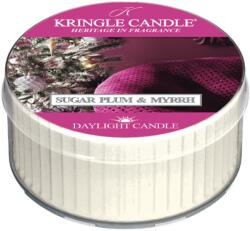 Kringle Candle Sugar Plum & Myrrh Daylight illatgyertya 42 g