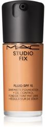 MAC Cosmetics Studio Fix Fluid SPF 15 24HR Matte Foundation + Oil Control mattító alapozó SPF 15 árnyalat NC43.5 30 ml