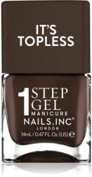 Nails Inc. Nails Inc. It’s Topless géles körömlakk a hosszan tartó hatásért árnyalat Kourtney 14 ml