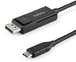 StarTech StarTech. com CDP2DP2MBD video átalakító kábel 2 M USB C-típus DisplayPort Fekete (CDP2DP2MBD)