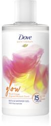 Dove Bath Therapy Glow tusoló- és fürdőgél Blood Orange & Rhubarb 400 ml