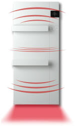  BVF Radialight ONSEN EVO törölközőszárító radiátor - 1000W; fehér