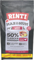 RINTI 12 + 2 kg ingyen! RINTI Max-i-mum Large Breed csirke - Large Breed csirke
