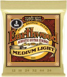 Ernie Ball 3003 Earthwood 80/20 Bronze Medium-Light 3 Pack