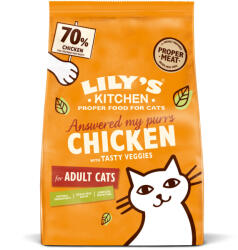 Lily's Kitchen 2x2kg Lily's Kitchen Adult Cat csirke & zöldség száraz macskatáp