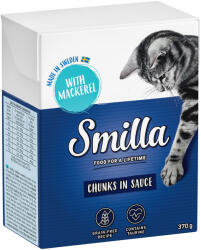Smilla 6x370g Smilla falatkák szószban makréla nedves macskatáp