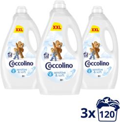 Coccolino Sensitive Pure 3×3 l (360 mosás)