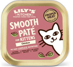 Lily's Kitchen 38x85g Lily's Kitchen Kitten Smooth Paté Selection csirke nedves macska eledel