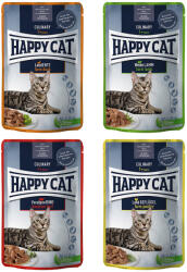 Happy Cat 24x85g Happy Cat Meat Adult szószban nedves macskatáp