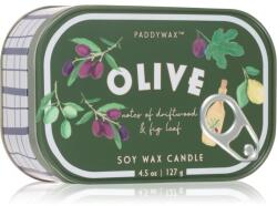 Paddywax Bistro Tin Fig & Olive illatgyertya alumínium dobozban 127 g