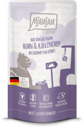  MjAMjAM 12x125g MjAMjAM Quetschie Csirke & nyúl nedves macskatáp