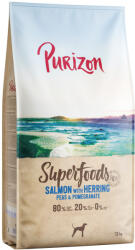 Purizon 2x12kg Purizon Superfoods lazac heringgel, borsóval és gránátalmával száraz kutyatáp