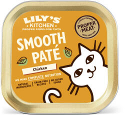 Lily's Kitchen 38x85g Lily's Kitchen Smooth Paté Selection csirke nedves macskaeledel