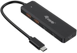 Equip 4-Port USB3.2 Hub Black, 248693, USB Hub (128966)
