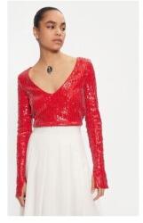 ROTATE Női blúz, Rotate, 304472909, Újrahasznosított poliészter, 36 EU, Fekete (0000304472909_36)