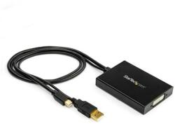 StarTech StarTech. com MDP2DVID2 video átalakító kábel 0, 358 M Mini DisplayPort + USB Type-A DVI-I Fekete (MDP2DVID2)