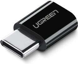 UGREEN MicroUSB-ből USB Type-C átalakító adapter, fekete