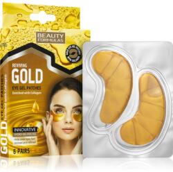 Beauty Formulas Gold hidrogél maszk a szem körül kollagénnel 6 db
