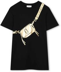 Marc Jacobs Marc Jacobs, Bő fazonú mintás póló, Aranyszín, Fekete, 138 CM (W60530-09B-10Y)