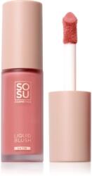 SOSU Cosmetics Liquid Blush Satin folyékony arcpirosító árnyalat Dusk 9 ml
