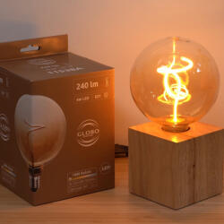 GLOBO E27 LED dekor fényforrás, 4 W, 240 lm, 1800 K, színátmenetes borostyán üveg (11538A)