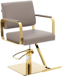 Physa Fodrász szék lábtartóval - 490-650 mm - 200 kg - bézs / arany (PHYSA OTLEY BEIGE & GOLD)