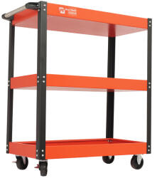 VERKE Szerelőkocsi 3 polcos 130kg Pro-Tech TOOLS V33120 (V33120)