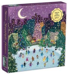 Galison 500 db-os Fóliás puzzle - Merry Moonlight Skaters, Joy LaForme (66725) (66725)