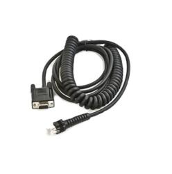 Datalogic CAB-408 RS-232 Pwr Coil 9-Pin Fem soros kábel DB-9 (90A051891)