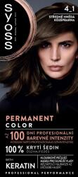 Syoss Color 4-1 Középbarna (50 ml) - alza