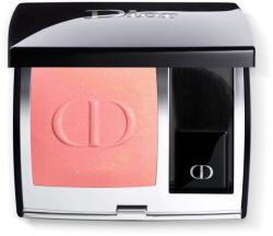 Dior Rouge Blush arcpirosító kompakt ecsettel és tükörrel árnyalat 219 Rose Montaigne (Shimmer) 6.7 g