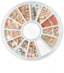 Pearl Nails Díszkő Tárcsa- rose gold metál