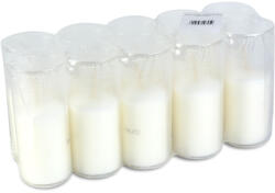 Globiz International Kft 10 db-os mécses betét - Ø4, 8 cm - szín: fehér (TW1005)