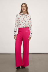 Motivi Minták, Kontrasztos részletekkel díszített ing, Fekete, Élénkpiros, Törtfehér, 40 (5163Q133A1-S9-40)