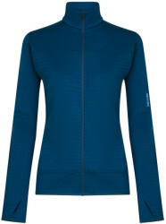 icebreaker Merino 300 RealFleece Descender LS Zip Atlantis Női melegítőfelső L