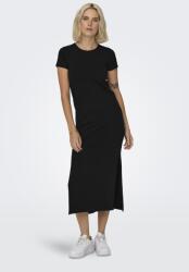 Jacqueline de Yong JdY, Yava pólóruha oldalhasítékokkal, Fekete, S (15321069-BLACK-S)