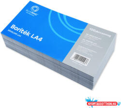 Bluering Boríték LA4, szilikonos 110×220mm, Bluering®, fehér 100db/csom (47692) - nyomtassotthon
