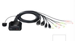ATEN Cablu KVM Aten CS22H, Black (CS22H)
